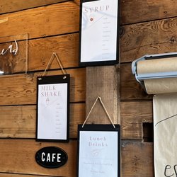 Kayak Cafe - Drink Menu options