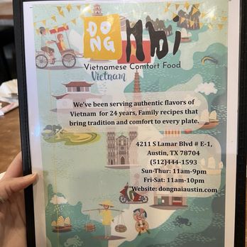 Dong Nai - Menu - Vietnamese Near Me - Austin, Texas