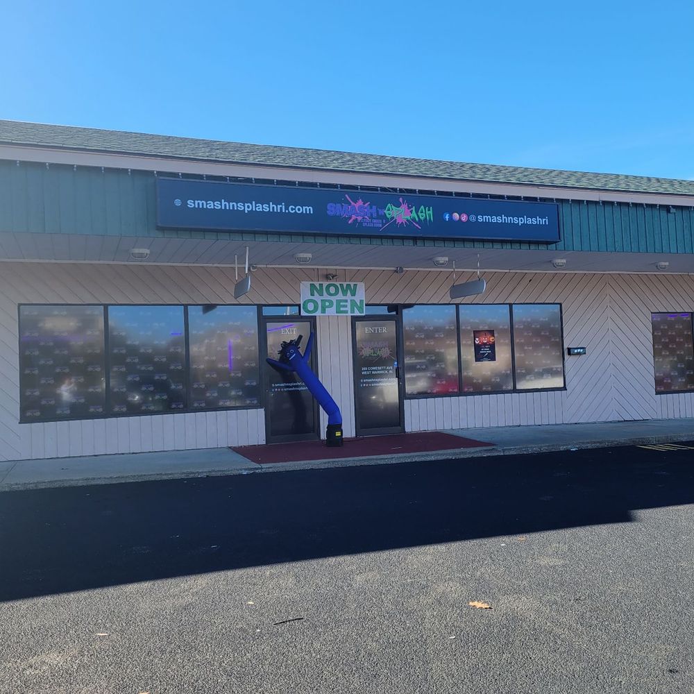 Smash 'N' Splash - Hidden Gem for stress relief - Cultural Center Near Me - West Warwick, Rhode Island Smash 'N' Splash - Hidden Gem for stress relief - Cultural Center Near Me - West Warwick, Rhode Island