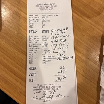 Hibachi Grill and Buffet - The amount of money we payed was not worth the quality of the food. - Buffets Near Me - Houston, Texas Hibachi Grill and Buffet - The amount of money we payed was not worth the quality of the food. - Buffets Near Me - Houston, Texas