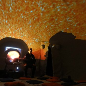Immersive Theatres - Inside an Immersive Theatres dome - Planetarium Near Me - Bristol, BST