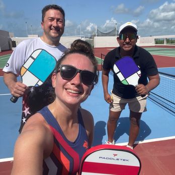 Dreams Jade Resort & Spa - Angel at the pickleball court - Hotels Near Me - Puerto Morelos, ROO