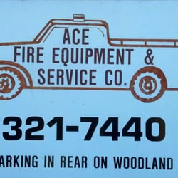 Ace Fire Equipment - Small signage