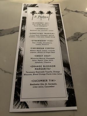 Menu photo 2 3 Palms St. Thomas, VI