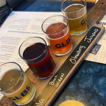 Good Liquid Brewing - Flight with 2 ciders and 2 beers - Breweries Near Me - Sarasota, Florida Good Liquid Brewing - Flight with 2 ciders and 2 beers - Breweries Near Me - Sarasota, Florida