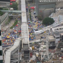 view from executive floor room window