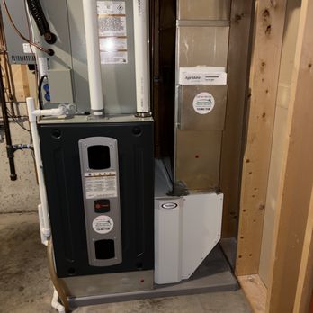 North Country Electric Service - Trane furnace with Aprilaire media air cleaner - Heating & Air Conditioning/HVAC Near Me - Chippewa Falls, Wisconsin North Country Electric Service - Trane furnace with Aprilaire media air cleaner - Heating & Air Conditioning/HVAC Near Me - Chippewa Falls, Wisconsin