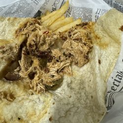 The Union Tap - Southwest chicken wrap
