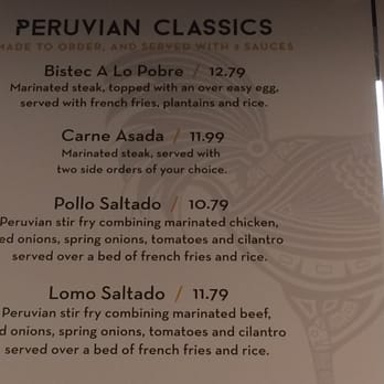 District Rico - Menu as of Nov 2015 - Peruvian Near Me - Washington, DC, District of Columbia District Rico - Menu as of Nov 2015 - Peruvian Near Me - Washington, DC, District of Columbia