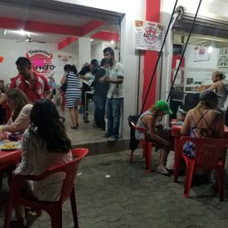 Diners and storefront