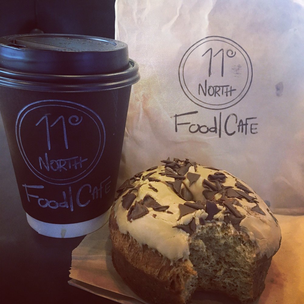 11 Degrees North - Coffee and a coffee chocolate donut! - Coffee & Tea Near Me - Chicago, Illinois 11 Degrees North - Coffee and a coffee chocolate donut! - Coffee & Tea Near Me - Chicago, Illinois
