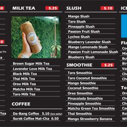 Fortune Cha - Menu
