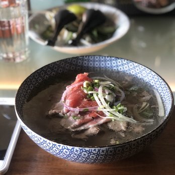 District Saigon - Round Steak and Angus Brisket Pho - Vietnamese Near Me - Astoria, New York