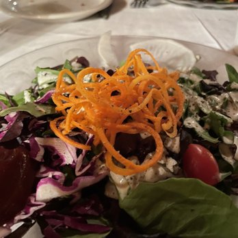 The Sow's Ear - Fresh spring salad. Choice of soup or salad with entre - Cafes Near Me - Cambria, California