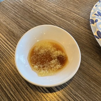 Bing's Dumpling - They use crushed ginger instead of traditional sliced ginger :( for the soup dumplings - Dim Sum Near Me - Fremont, California Bing's Dumpling - They use crushed ginger instead of traditional sliced ginger :( for the soup dumplings - Dim Sum Near Me - Fremont, California
