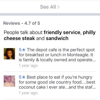 The Depot Cafe - Reviews are great - American Near Me - Monteagle, Tennessee The Depot Cafe - Reviews are great - American Near Me - Monteagle, Tennessee