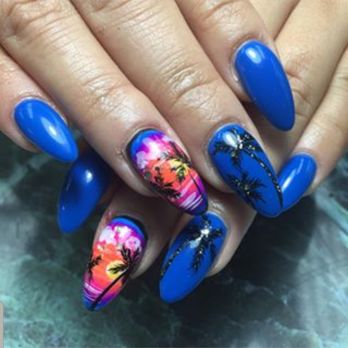 Studio Nails - One of my favorite nail sets .. art work all hand done by the amazing trang. - Nail Salons Near Me - Hesperia, California