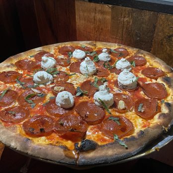 Coalfire Pizza - Pepperoni & Whipped Ricotta Pizza - Pizza Near Me - Chicago, Illinois