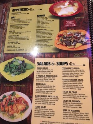 Menu photo 3 7 Tequilas Mexican Restaurant Canton, GA