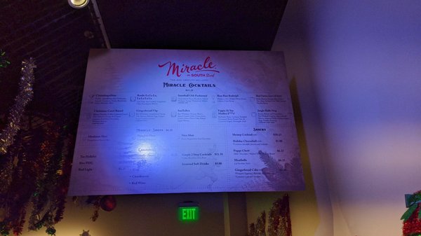 Menu photo 1 Miracle on South Pop-Up Indianapolis, IN Menu photo 1 Miracle on South Pop-Up Indianapolis, IN