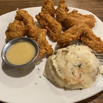 Outback Steakhouse - chicken strips and mashed potatoes - Steakhouses Near Me - Sacramento, California Outback Steakhouse - chicken strips and mashed potatoes - Steakhouses Near Me - Sacramento, California