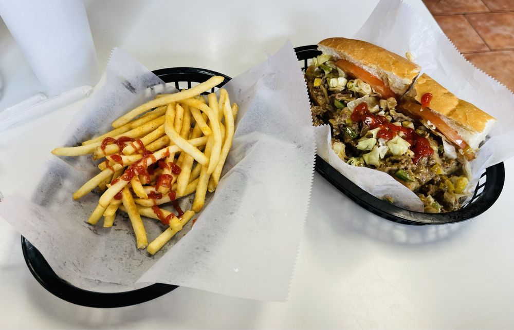 Food from Capo's Cheesesteak Hoagies and Grill