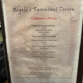 Angelo's Fairmount Tavern - Menu as of 1/12/25 - Bars Near Me - Atlantic City, New Jersey Angelo's Fairmount Tavern - Menu as of 1/12/25 - Bars Near Me - Atlantic City, New Jersey