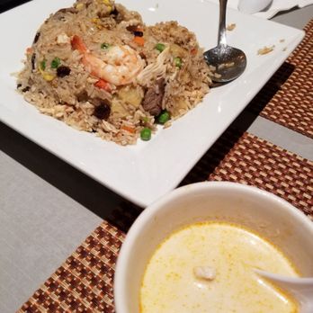Thai Curry House - Shri.p fried rice and chicken tom kha gai. Perfect! - Thai Near Me - Burnsville, Minnesota Thai Curry House - Shri.p fried rice and chicken tom kha gai. Perfect! - Thai Near Me - Burnsville, Minnesota