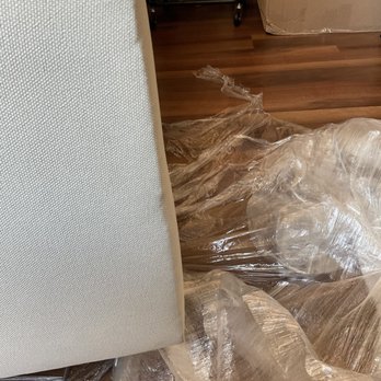 Moving Ahead Services - The wooden frame inside the fabric was cracked. - Movers Near Me - Willoughby, Ohio