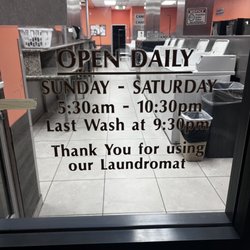 Moorpark Laundry - The hours Veronica lied about. She told me they closed at 10 every day she works.