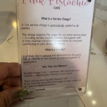 Pink Pistachio - Service charge - Juice Bars & Smoothies Near Me - Columbus, Ohio Pink Pistachio - Service charge - Juice Bars & Smoothies Near Me - Columbus, Ohio