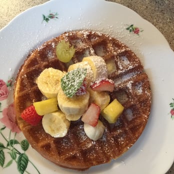 Paul's Place - Best waffle I have ever had! My camera might not do justice but it was heavenly - Breakfast & Brunch Near Me - Hilo, Hawaii