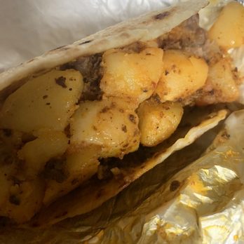 D'licias Tacos & Bakery - Potato chorizo and bean - Tacos Near Me - Humble, Texas D'licias Tacos & Bakery - Potato chorizo and bean - Tacos Near Me - Humble, Texas