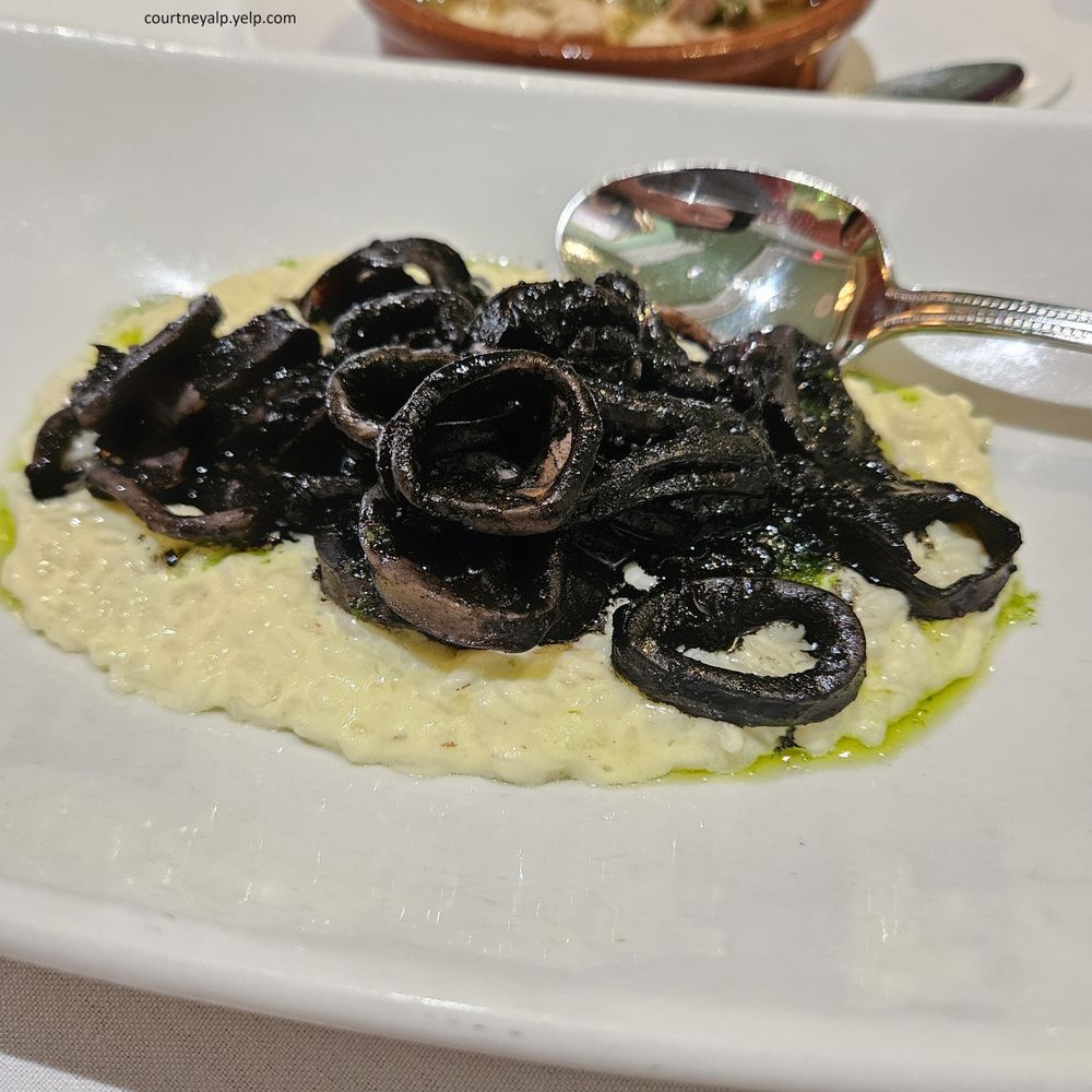 Taberna del Alabardero - Txipirones en su Tinta con Arroz (baby squid) - Spanish Near Me - Washington, DC, District of Columbia Taberna del Alabardero - Txipirones en su Tinta con Arroz (baby squid) - Spanish Near Me - Washington, DC, District of Columbia