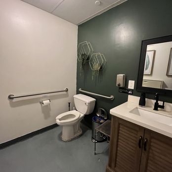 Latte Vino - Single restroom, clean, also has a baby changing table - Wine Bars Near Me - Lutz, Florida Latte Vino - Single restroom, clean, also has a baby changing table - Wine Bars Near Me - Lutz, Florida