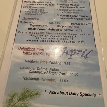 Black Forest Inn - Seasonal specialties - German Near Me - Stanhope, New Jersey
