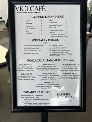 Menu photo 1 Vici Café San Diego, CA Menu photo 1 Vici Café San Diego, CA