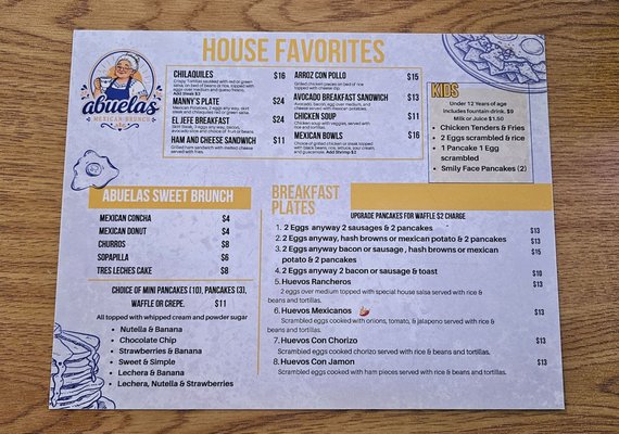 Menu photo 1 Abuelas Mexican Brunch Jacksonville, FL Menu photo 1 Abuelas Mexican Brunch Jacksonville, FL