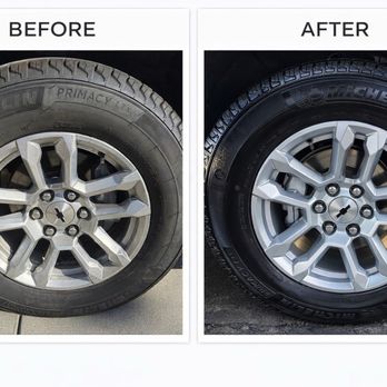 Octo Auto Spa - Octo Auto Spa before and after tires - Auto Detailing Near Me - Northridge, California Octo Auto Spa - Octo Auto Spa before and after tires - Auto Detailing Near Me - Northridge, California
