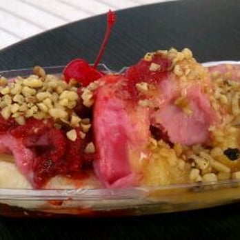 Cone Zone - Banana split with sorbet instead of ice-cream - Ice Cream & Frozen Yogurt Near Me - Albany, New York