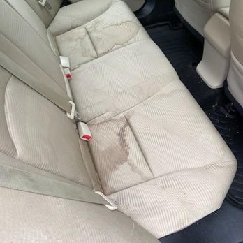 Teal Cleaning - Before backseat - Pressure Washers Near Me