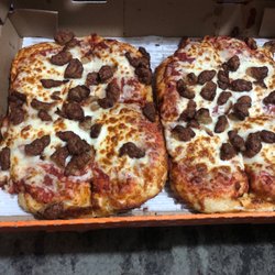 Little Caesars Pizza - Deep deep dish Italian sausage