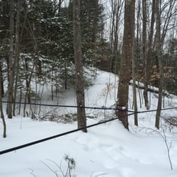 Meadow View Sugarhouse - Winter Work Checking the Tubing