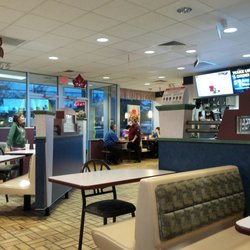 McDonald's - It's 645 pm here. Place is empty on a Friday night.. must of missed dinner crowd..
