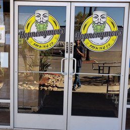 Exterior outside entrance of Hopnonymous Brewing - San Diego, California Exterior outside entrance of Hopnonymous Brewing - San Diego, California