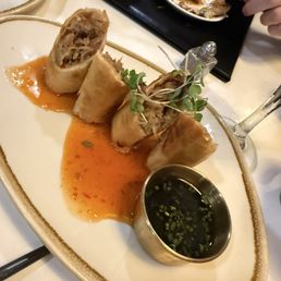 Duck egg rolls