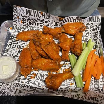 Birdies Wings and Bar - Hot roasted garlic wings - Chicken Wings Near Me - Corpus Christi, Texas
