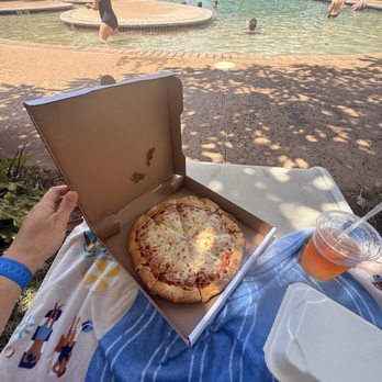 Outrigger Kā‘anapali Beach Resort - Pizza and iced tea at the pool from Hele On (yummy, but open limited hours) - Hotels Near Me - Lahaina, Hawaii