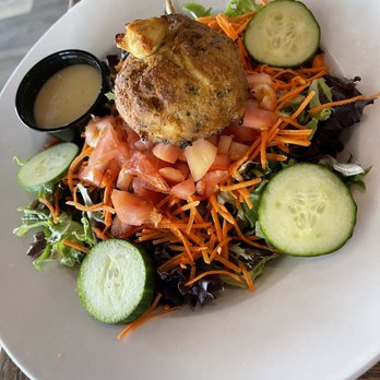Hudson Coastal - House salad with crab cake - Seafood Near Me - Fulton, Maryland
