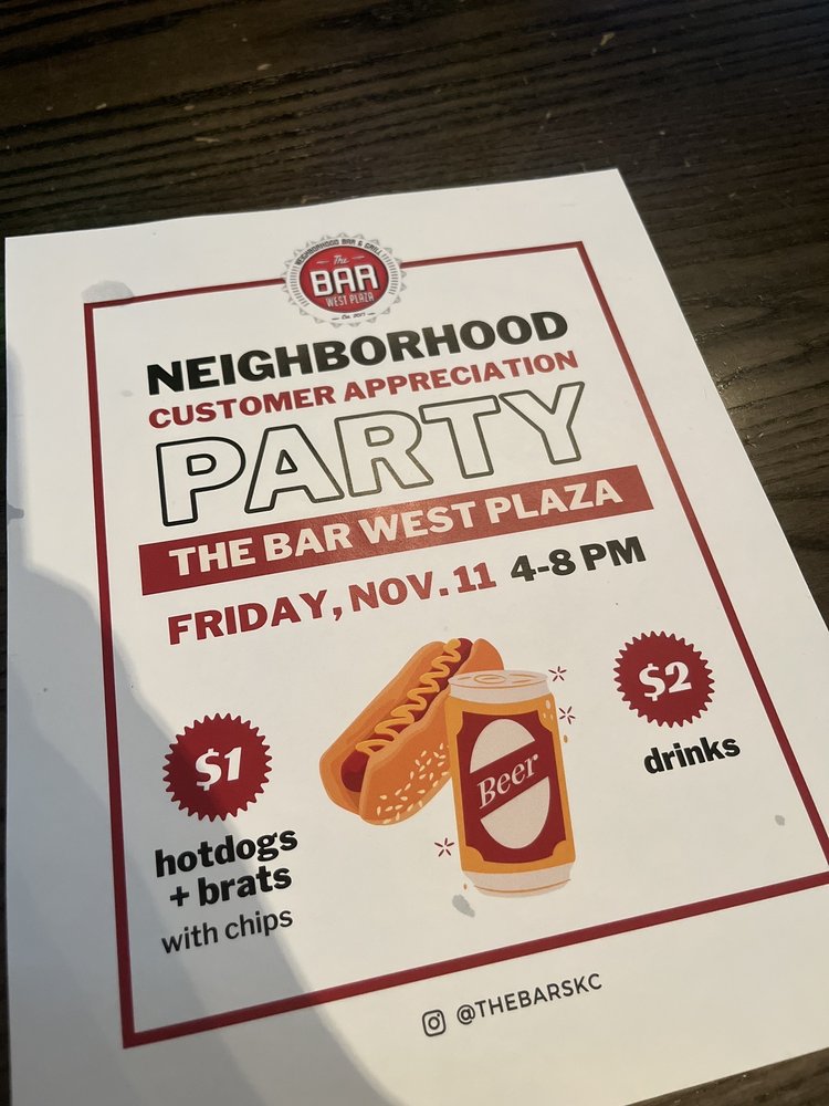 THE BAR WEST PLAZA 1121 W 47th St, Kansas City, MO Yelp